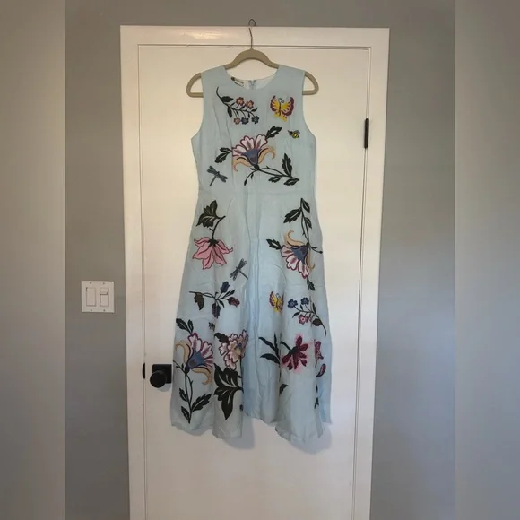 FANM MON
GLORIOSA EMBROIDERED MIDI DRESS M - Picture 2 of 6